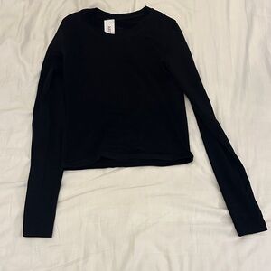 Aritzia Black Long Sleeve Top